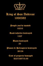 Save 100 Completed By The King of SA Original